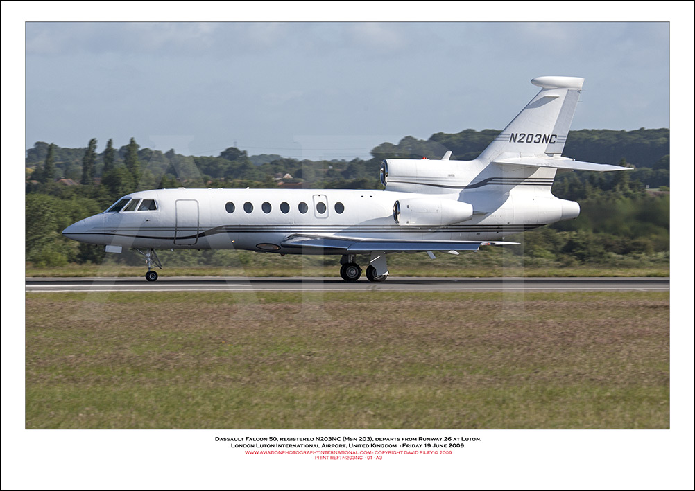 N203NC -Dassault Falcon 50  (Msn 203) - 01
