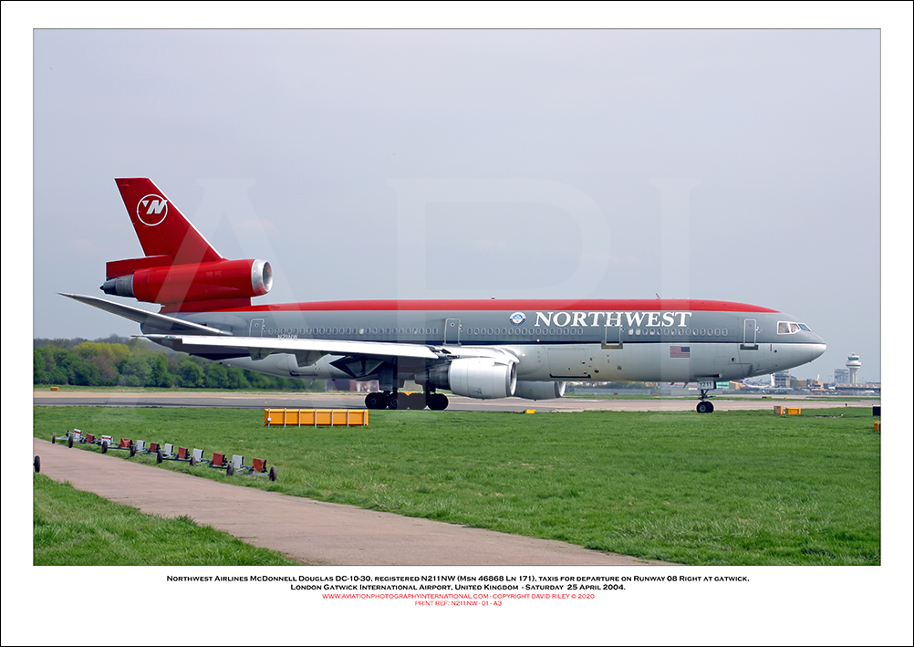 N211NW - Northwest Airlines McDonnell Douglas DC-10-30 ER (Msn 48315 Ln 436) - 01
