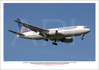 N68159 - Continental Airlines Boeing 767-224 ER (Msn 30438 Ln 845) - 01
