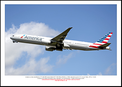 N717AN- American Airlines Boeing 777-323 ER  (Msn 31543 Ln 1053)  - 01