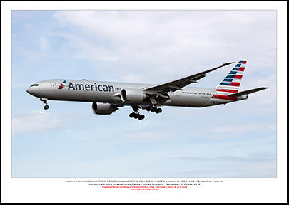 N717AN- American Airlines Boeing 777-323 ER  (Msn 31543 Ln 1053)  - 02