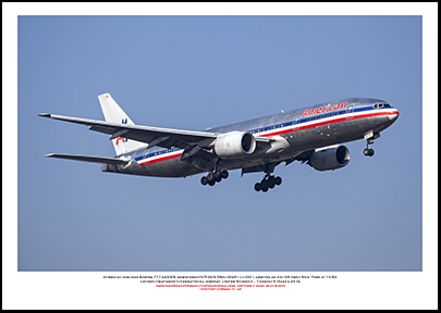 N753AN- American Airlines Boeing 777-223 ER (Msn 30261 Ln 341) - 01