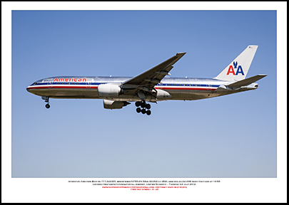 N755AN- American Airlines Boeing 777-223 ER  (Msn 30263 Ln 354) - 01