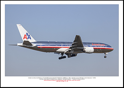 N773AN- American Airlines Boeing 777-223 ER (Msn 29583 Ln 199)  - 01