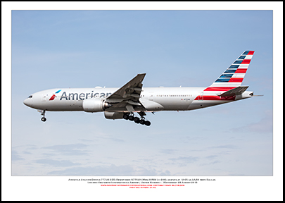 N775AN- American Airlines Boeing 777-223 ER (Msn 29584 Ln 209)  - 01