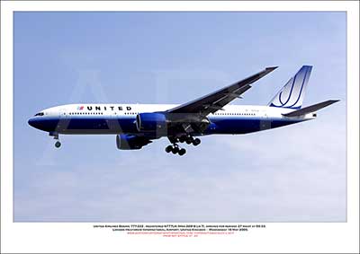 N777UA- United Airlines Boeing 777-223 ER (Msn 26916 Ln 7)  - 01
