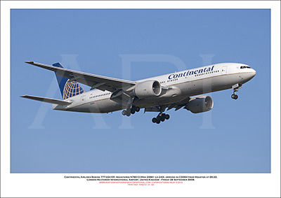N78013 - Continental Airlines Boeing 777-224 ER (Msn 29861 Ln 243) - 01