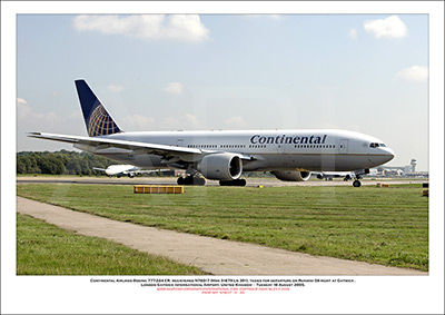 N78017 - Continental Airlines Boeing 777-224 ER (Msn 31679 Ln 391) - 01