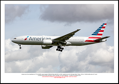 N785AN- American Airlines Boeing 777-223 ER  (Msn 30005 Ln 274)  - 02