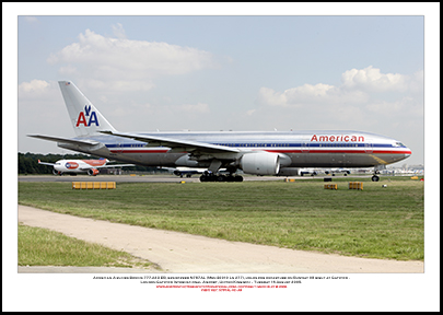 N787AL- American Airlines Boeing 777-223 ER  (Msn 30010 Ln 277)  - 02