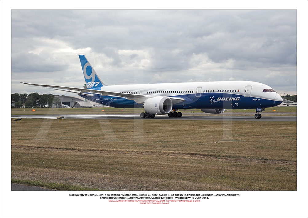 N787EX - Boeing 787-9 Dreamliner  (Msn 41988 Ln 126) - 04
