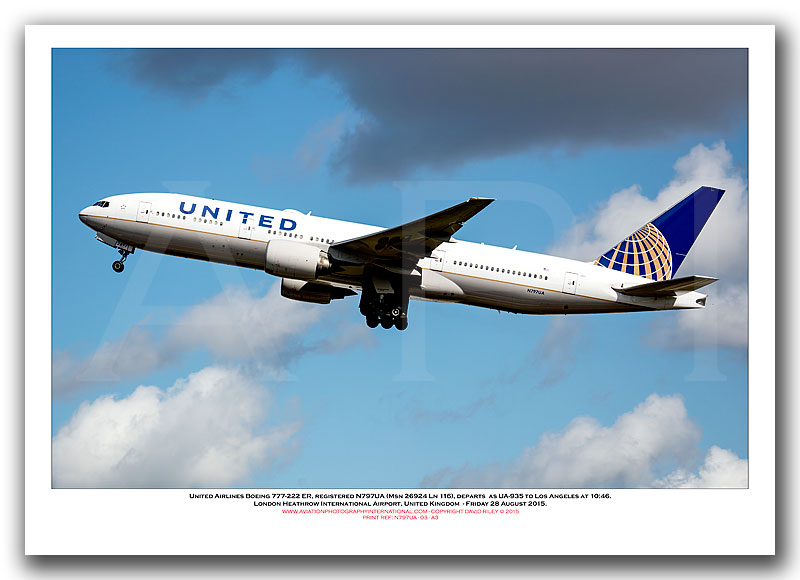 N797UA - United Airlines Boeing 777-222 ER   (Msn 26924 Ln 116) - 03