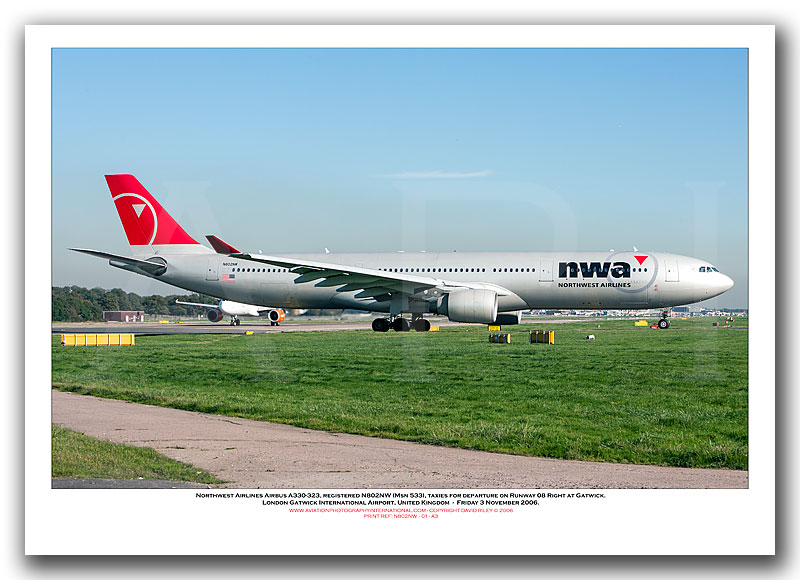 N805NW -Northwest Airlines Airbus A330-323 (Msn 552) - 01