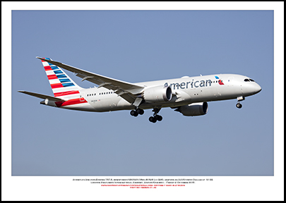 N808AN- American Airlines Boeing 787-8 (Msn 40626 Ln 326) - 01