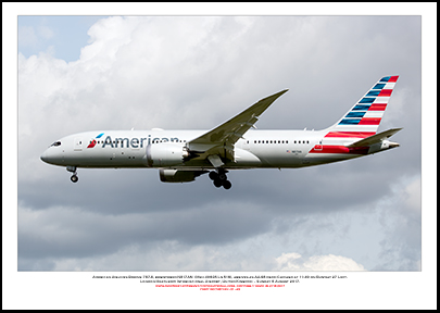 N817AN - American Airlines Boeing 787-8 (Msn 40635 Ln 519) - 01