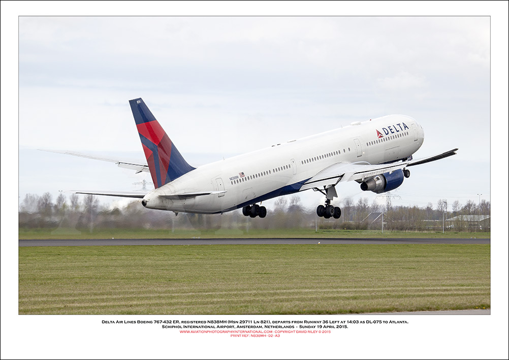 N838MH - Delta Air Lines Boeing 767-432 ER  (Msn 29711  Ln 821) - 02