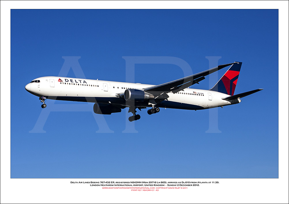 N843MH - Delta Air Lines Boeing 767-432 ER  (Msn 29716  Ln 865) - 01
