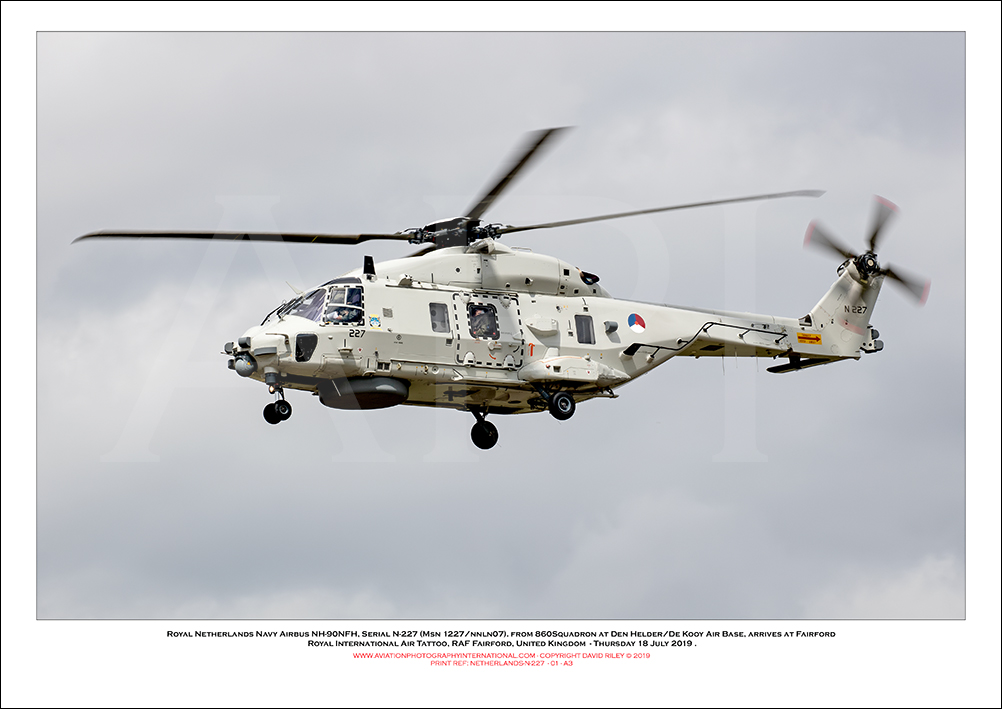 NETHERLANDS-N-227 - Royal Netherlands Navy Airbus NH-90NFH (Msn 1227/nnln07) - 01