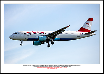 OE-LBV- Austrian Airbus A320-214  (Msn 1385) - 01