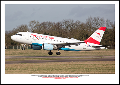 OE-LDA- Austrian Airbus A319-112  (Msn 2131) - 01