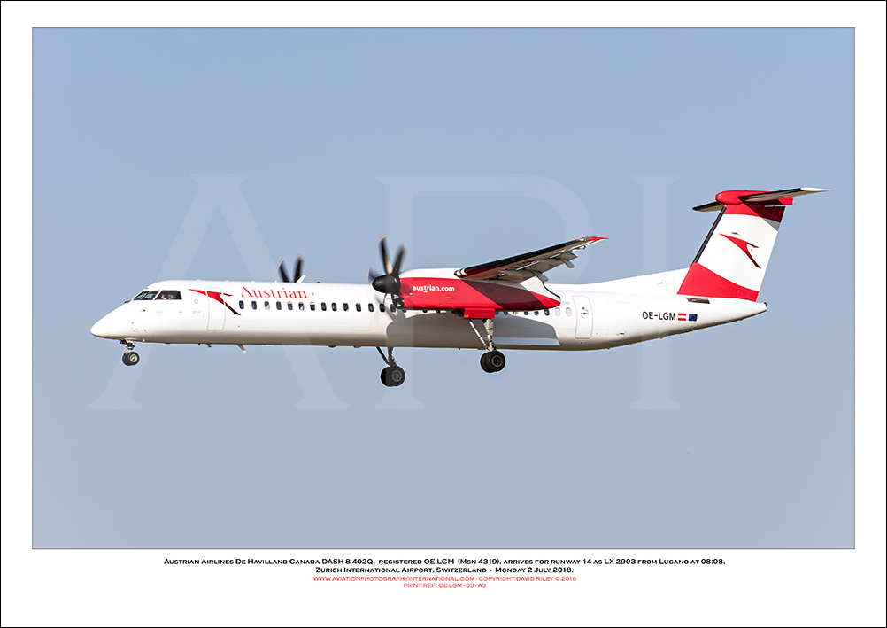 OE-LGM - Austrian Airlines De Havilland Canada DASH-8-402Q,  (Msn 4281) - 03