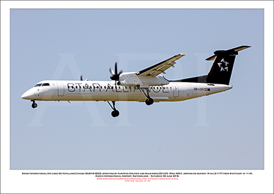 OE-LGO - Swiss International Air Lines  De Havilland Canada DASH-8-402Q (Msn 4281) - 01