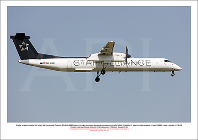 OE-LGO - Swiss International Air Lines  De Havilland Canada DASH-8-402Q (Msn 4281) - 03