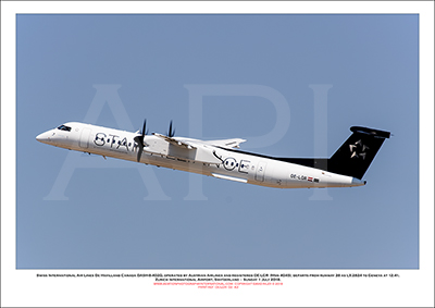 OE-LGR - Swiss International Air Lines  De Havilland Canada DASH-8-402Q (Msn 4045) - 02