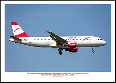 OE-LXE- Austrian Airbus A320-216  (Msn 3532) - 01