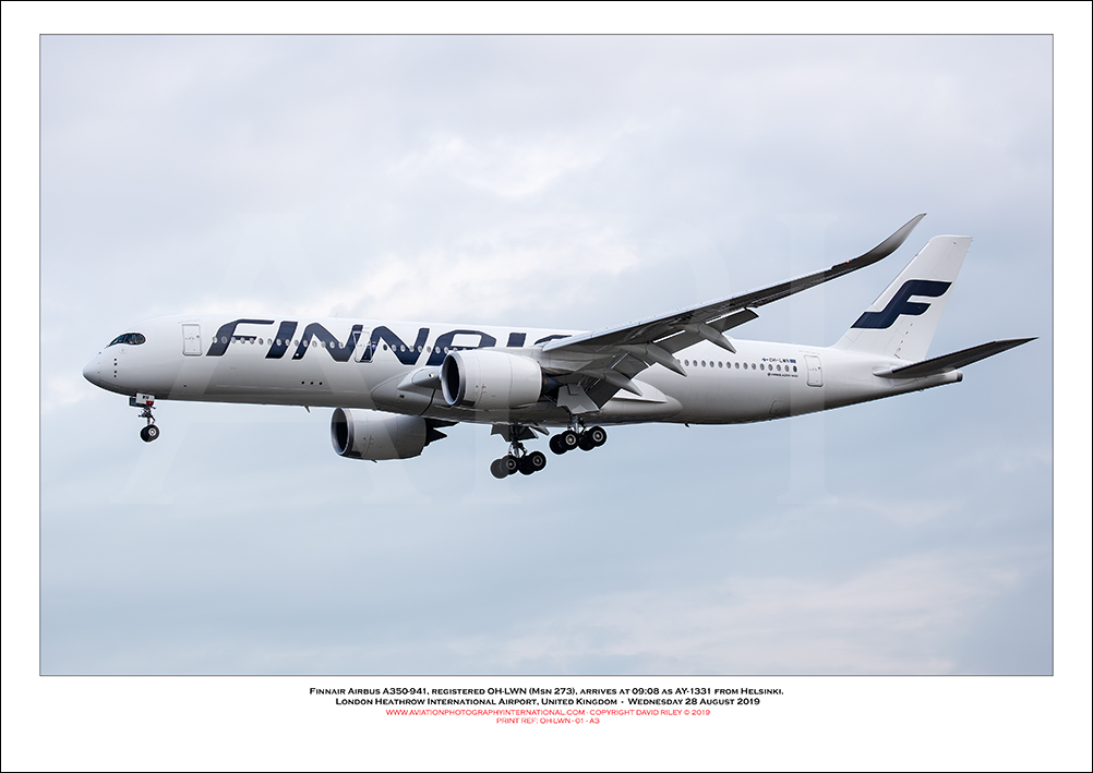 OH-LWN - Finnair Airbus A350-941 (Msn 273) - 01