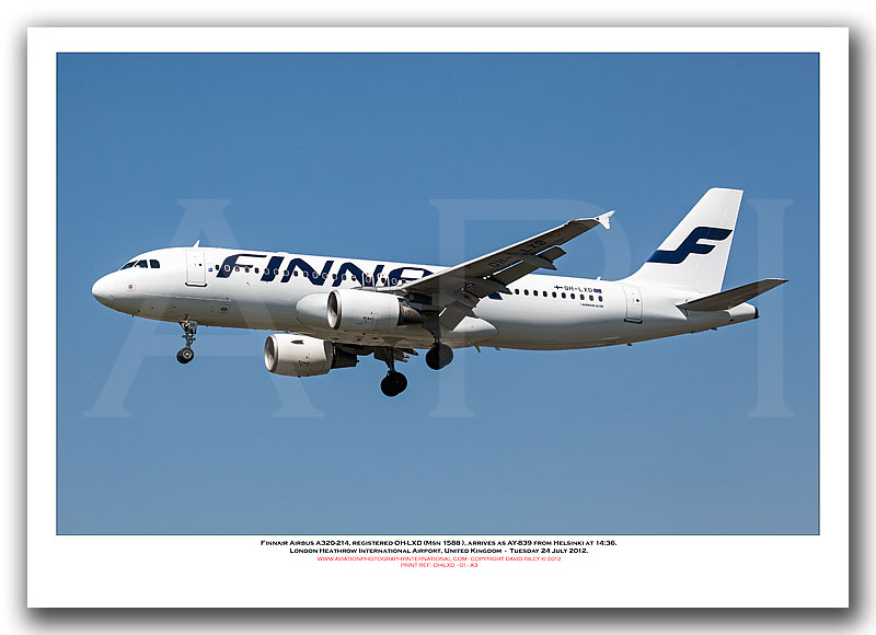 OH-LXD - Finnair Airbus A320-214 (Msn 1588) - 01