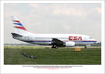 OK-WGD - CSA Czech Airlines Boeing 737-59D (Msn 25065 Ln 2028) - 01