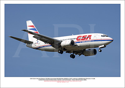 OK-XGB - CSA Czech Airlines Boeing 737-55S (Msn 26540 Ln 2317) - 01