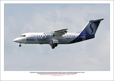 OO-DJN - Brussels Airlines BAe RJ85  (Msn E2275) - 01