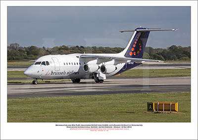 OO-DJZ - Brussels Airlines BAe RJ85  (Msn E2305) - 01