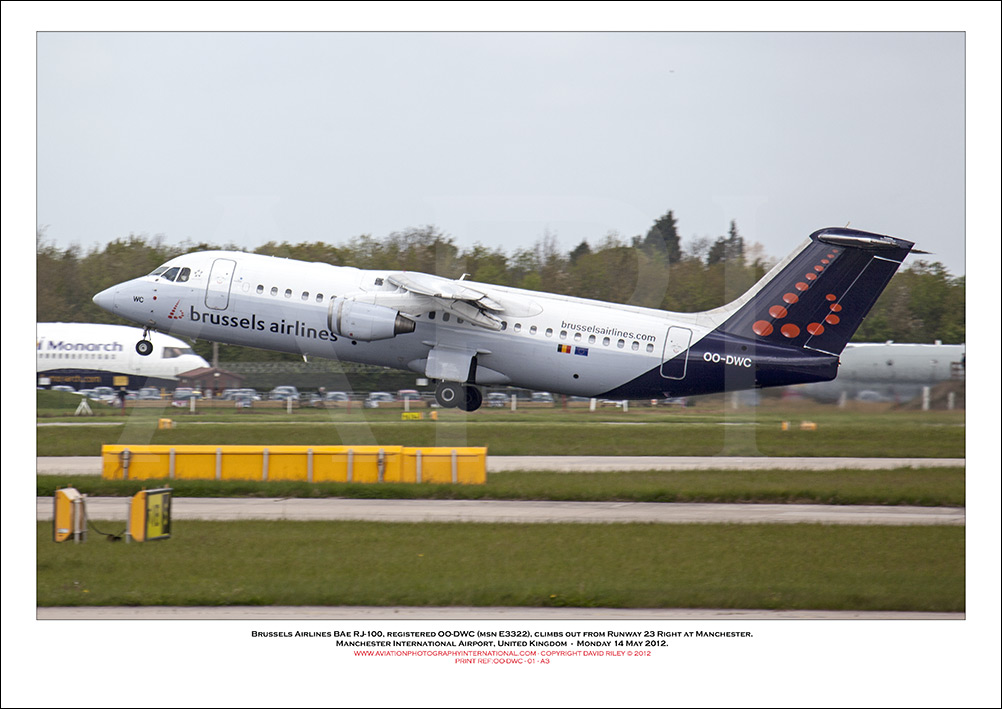 OO-DWC - Brussels Airlines BAe RJ100  (Msn E3322) - 01
