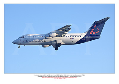 OO-DWL - Brussels Airlines BAe RJ100  (Msn E3381) - 01