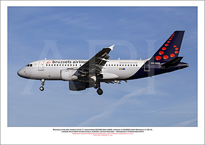 OO-SSB - Brussels Airlines Airbus A319-111  (Msn 2400) - 01