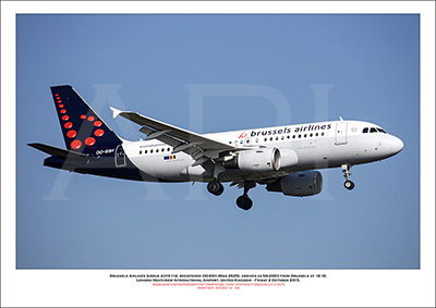 OO-SSH - Brussels Airlines Airbus A319-112  (Msn 2925) - 01