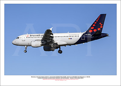 OO-SSU - Brussels Airlines Airbus A319-111  (Msn 2230) - 01