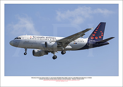OO-SSW - Brussels Airlines Airbus A319-111  (Msn 3255) - 01
