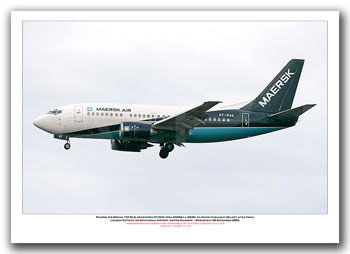 OY-MAE- Maersk Air Boeing 737-5L9 (Msn 25066 Ln 2038) - 01