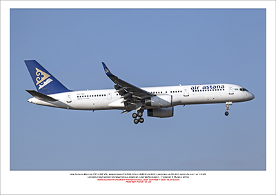 P4-FAS - Air Astana Boeing 757-2G5 WL (Msn 29489 Ln 834)  - 01