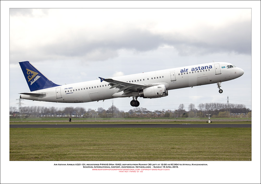 P4-NAS - Air Astana Airbus A321-131  (Msn 1042) - 01