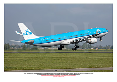 PH-AKF - KLM - Royal Dutch Airlines Airbus A330-303  (Msn 1580) - 04