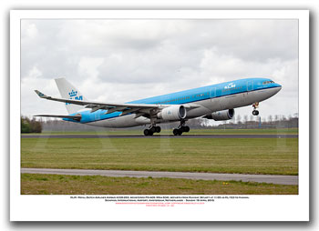 PH-AOK - KLM - Royal Dutch Airlines Airbus A330-203 (Msn 834) - 01