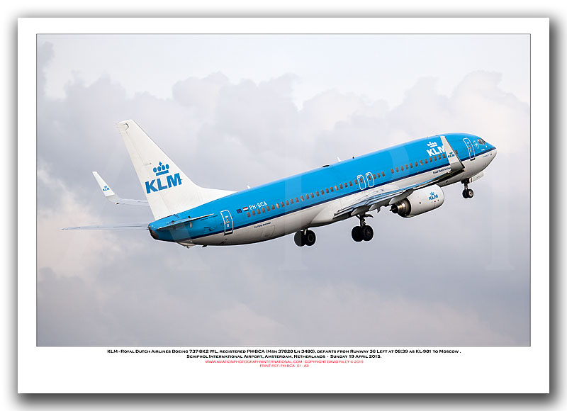 PH-BCA -  KLM - Royal Dutch Airlines Boeing 737-8K2 WL (Msn 37820 Ln 3480) - 01