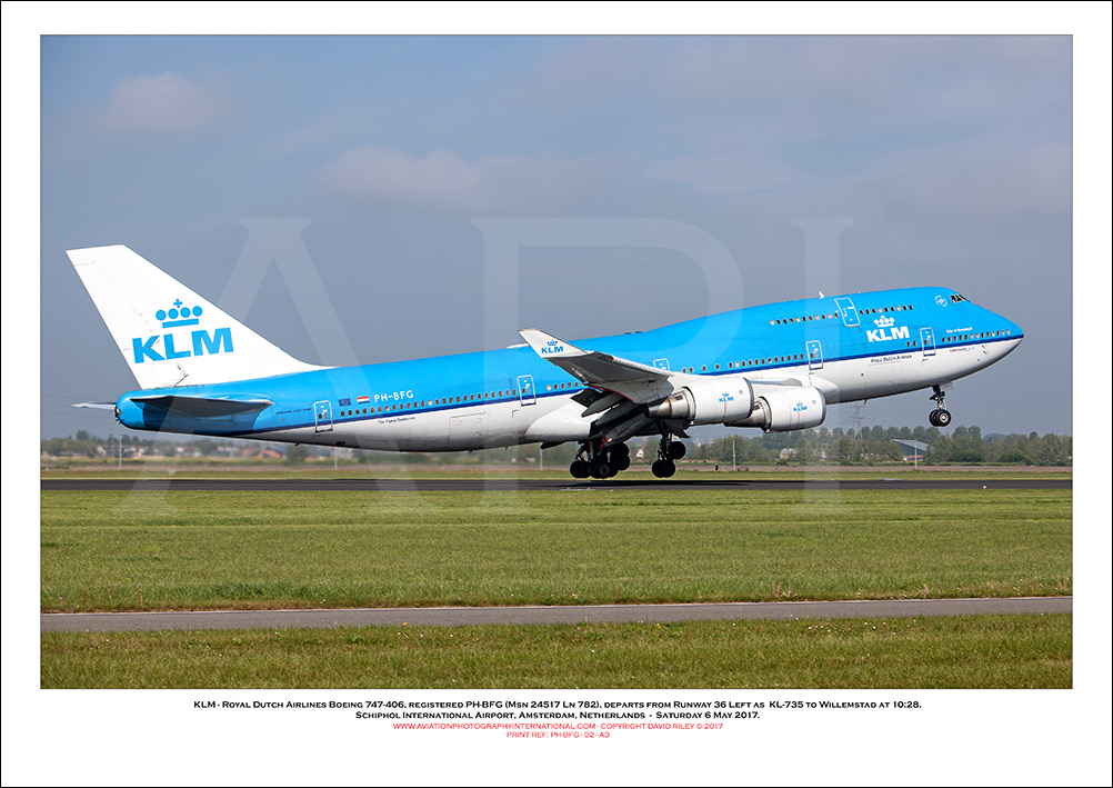PH-BFG -  KLM - Royal Dutch Airlines Boeing 747-406 (Msn 24517 Ln 782) - 02