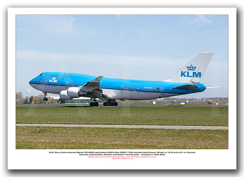 PH-BFK -  KLM - Royal Dutch Airlines Boeing 747-406M (Msn 25087 Ln 854) - 01