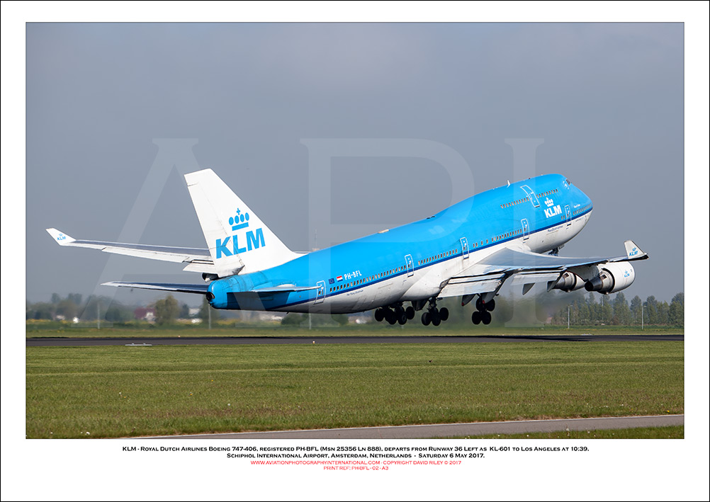 PH-BFL -  KLM - Royal Dutch Airlines Boeing 747-406 (Msn 25356 Ln 888) - 02